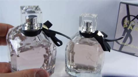 ysl mon paris perfume fake vs real|how to tell if ysl is genuine.